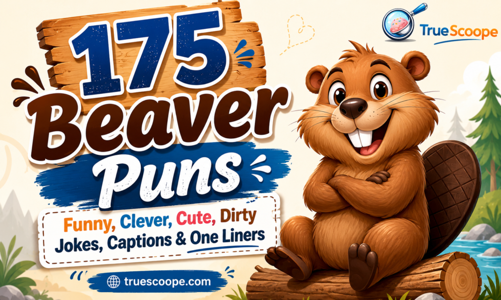 175 Beaver Puns Funny, Clever, Cute, Dirty Jokes, Captions & One Liners