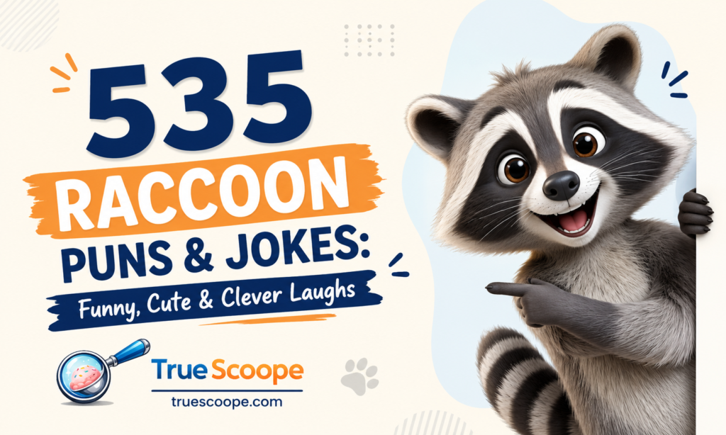 535 Raccoon Puns and Jokes: Funny, Cute & Clever Laughs
