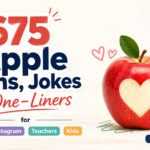 675 Apple Puns, Jokes & One-Liners for Love, Instagram, Teachers and Kids