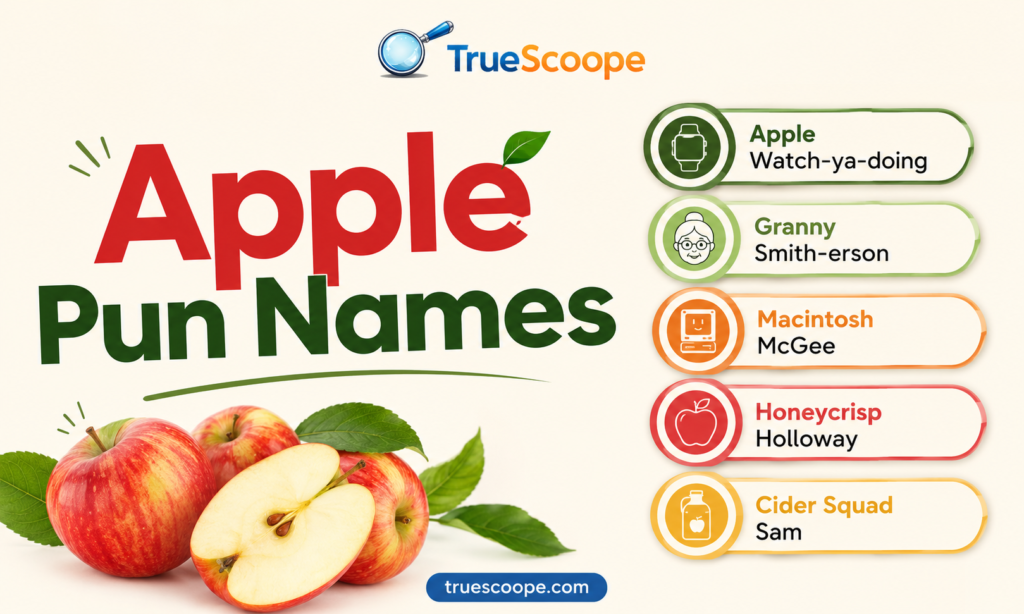 Apple Pun Names