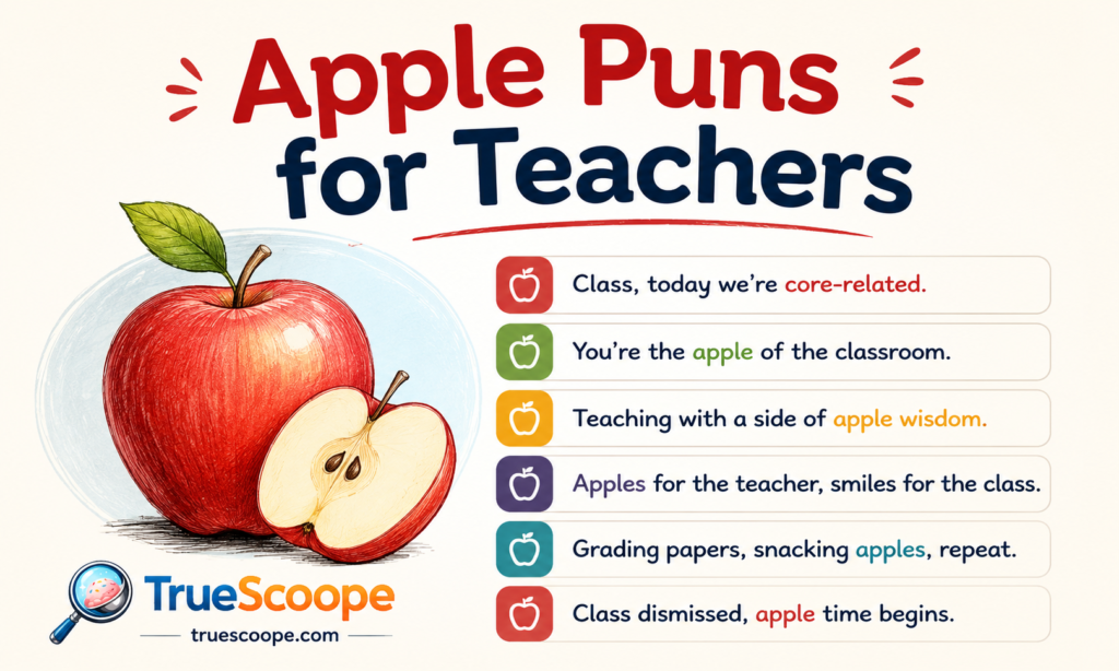 Apple Puns for Teachers