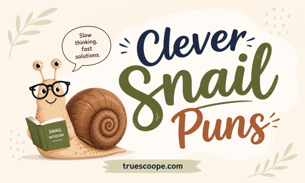 Clever Snail Puns