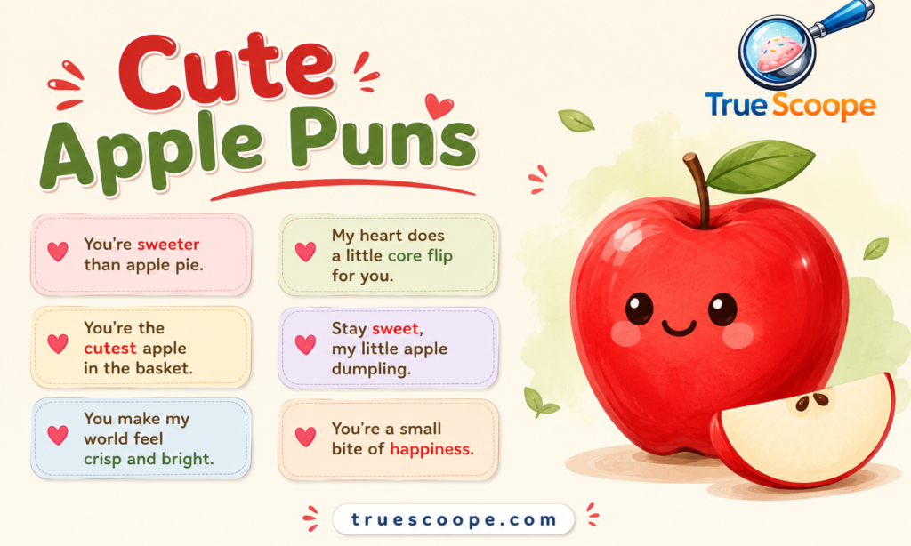 Cute Apple Puns