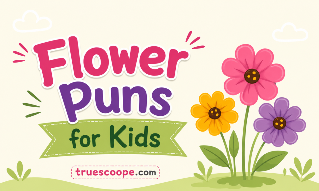 Flower Puns for Kids