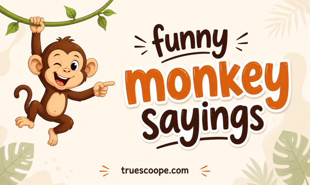 Funny Monkey Sayings