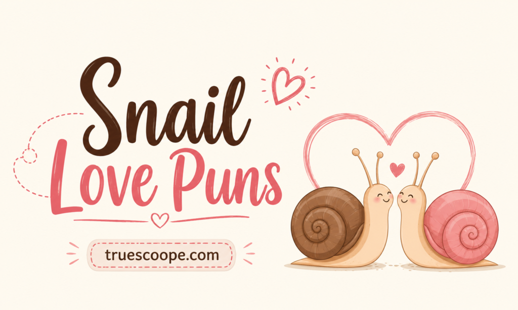 Snail Love Puns