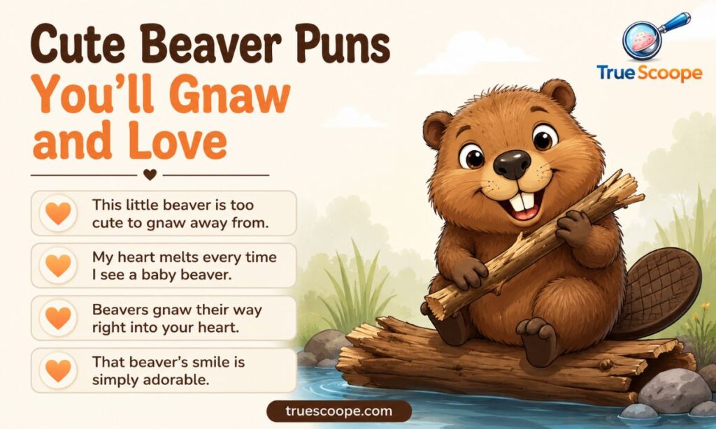 Cute Beaver Puns You'll Gnaw and Love