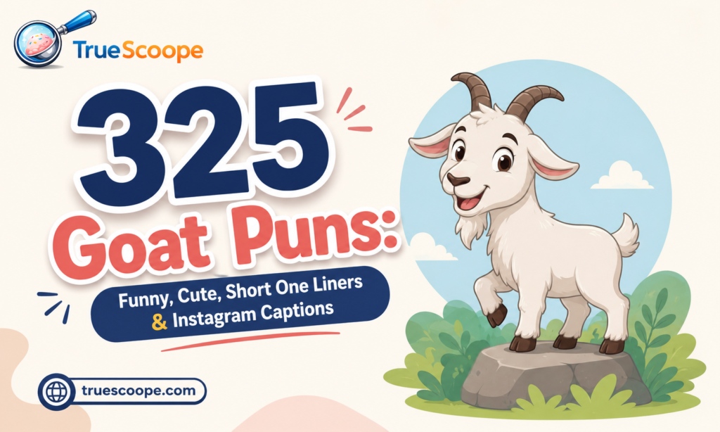 325 Goat Puns Funny, Cute, Short One Liners & Instagram Captions