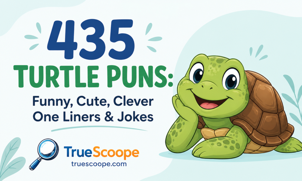 435 Turtle Puns Funny, Cute, Clever One Liners & Jokes