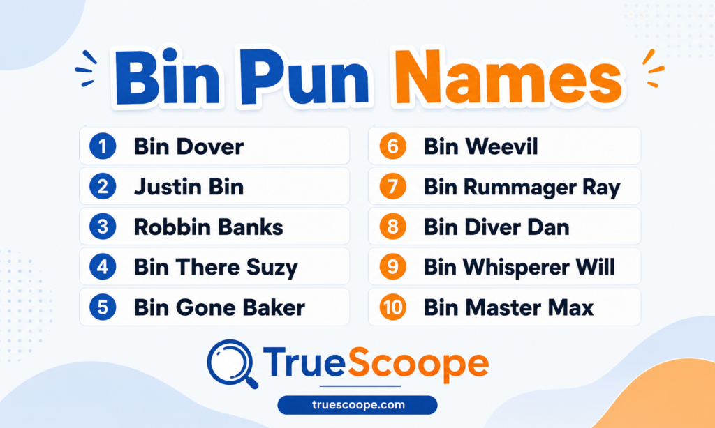 Bin Pun Names