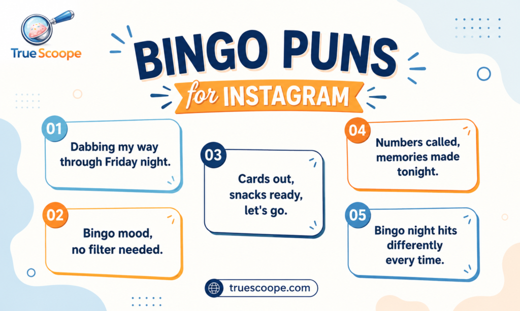 Bingo Puns for Instagram