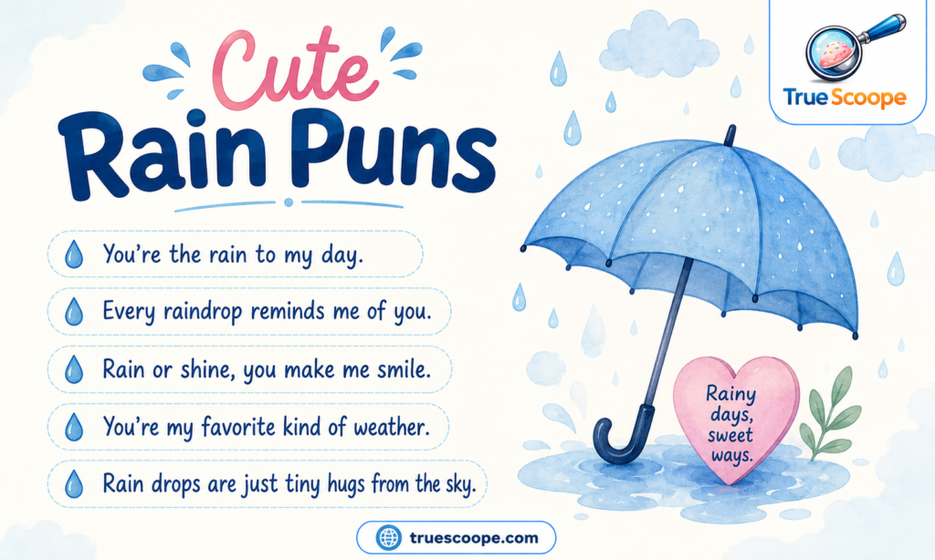 Cute Rain Puns