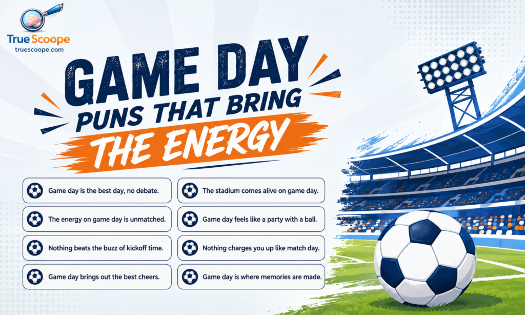 Game Day Puns That Bring the Energy 🏟️