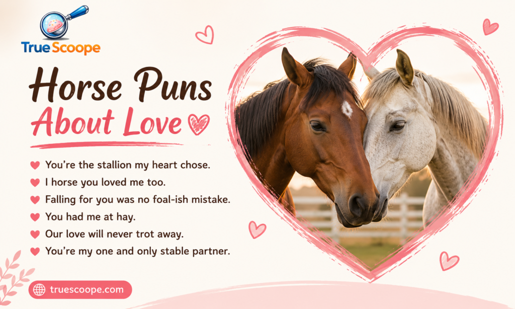 Horse Puns About Love ❤️🐎