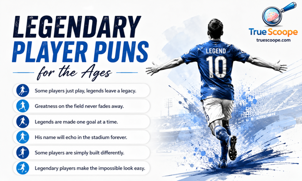 Legendary Player Puns for the Ages 🐐
