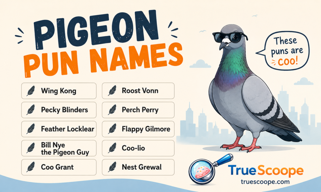 Pigeon pun names