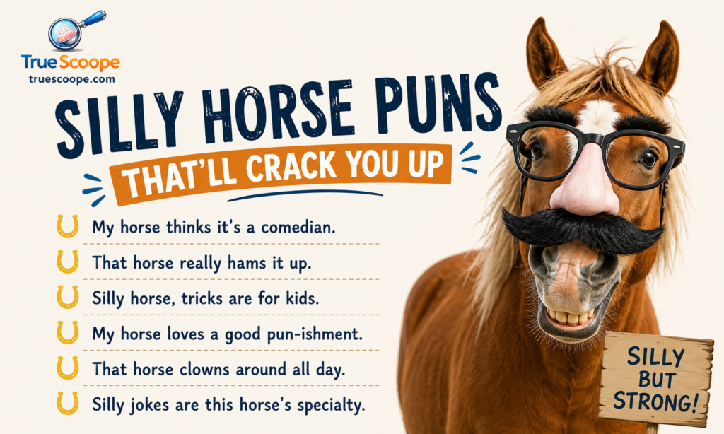 Silly Horse Puns That'll Crack You Up 🎭