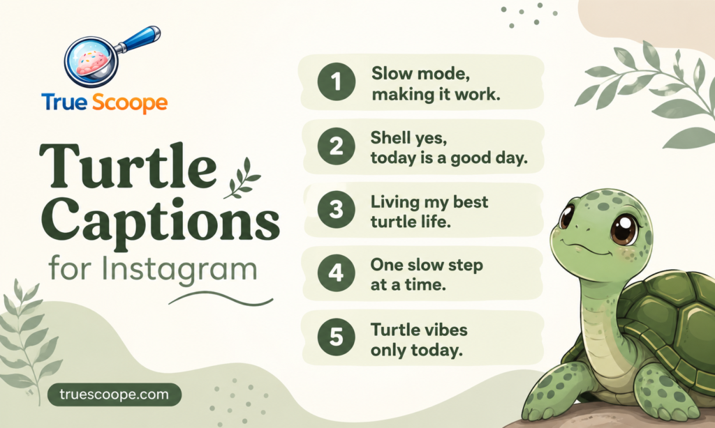 Turtle Captions for Instagram