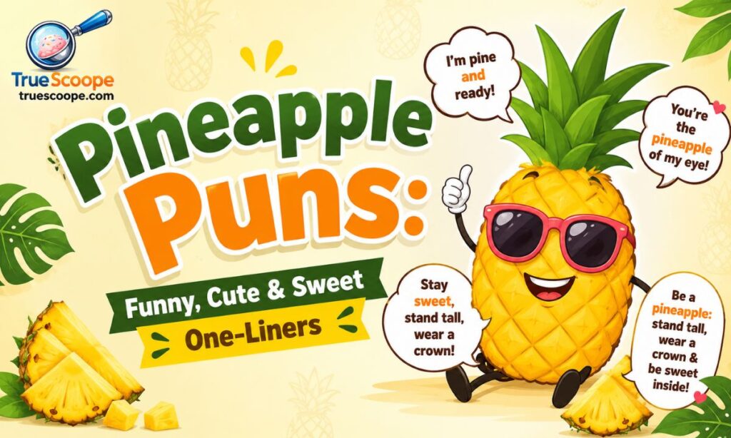 365+ Pineapple Puns Funny, Cute & Sweet One-Liners