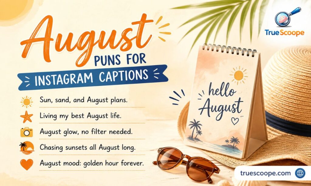 August Puns for Instagram Captions