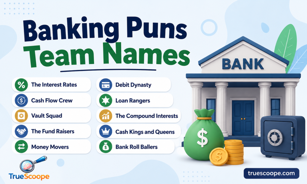 Banking Puns Team Names 🏆