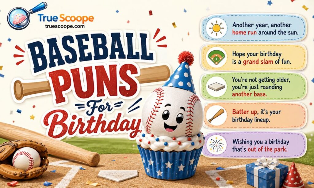 Baseball Puns For Birthday 🎂⚾