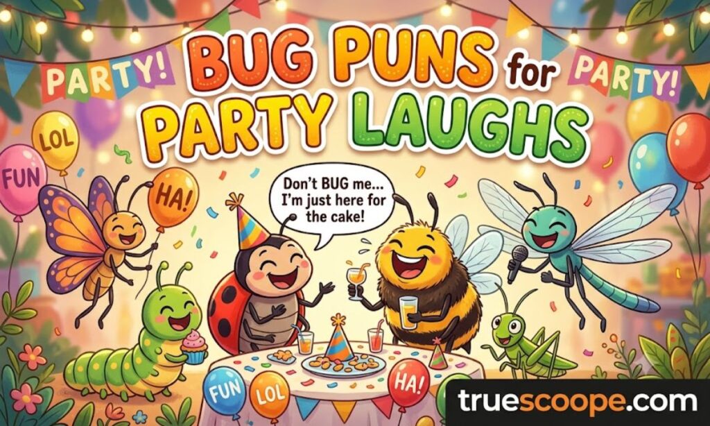 Bug Puns for Party Laughs