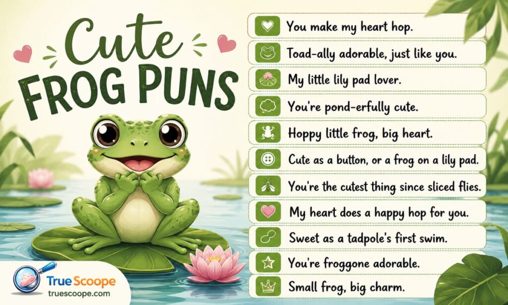 Cute Frog Puns