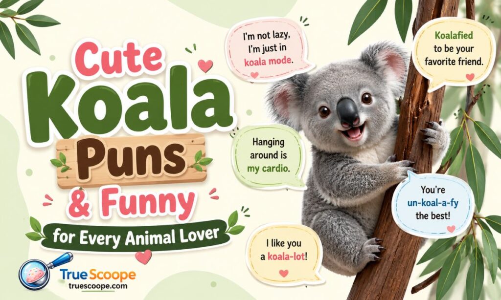 Cute Koala Puns & Funny for Every Animal Lover