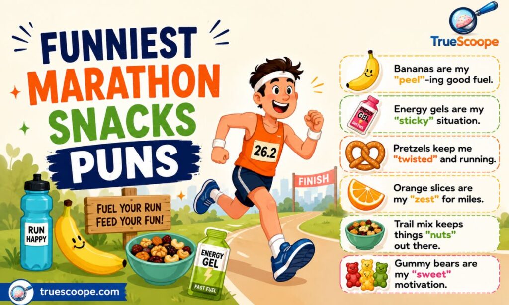 Funniest Marathon Snacks Puns