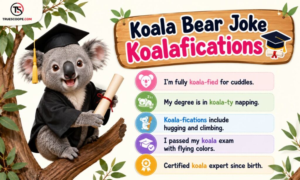 Koala Bear Joke Koalafications 🎓
