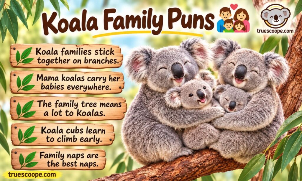 Koala Family Puns 👨_👩_👧_👦
