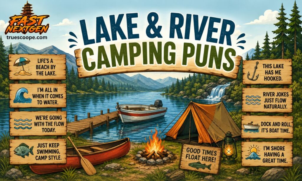 Lake & River Camping Puns