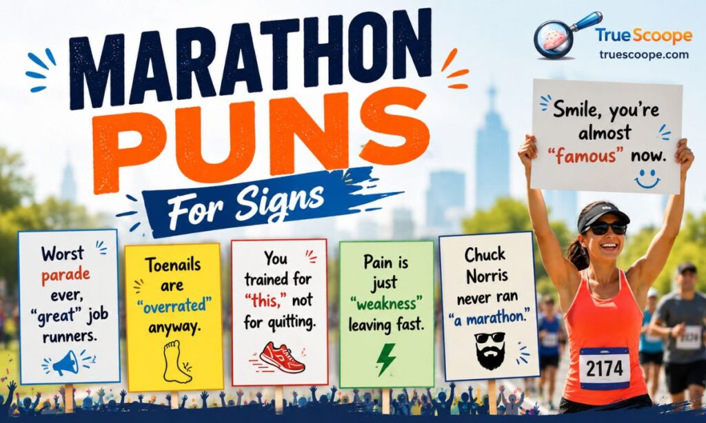 Marathon Puns For Signs