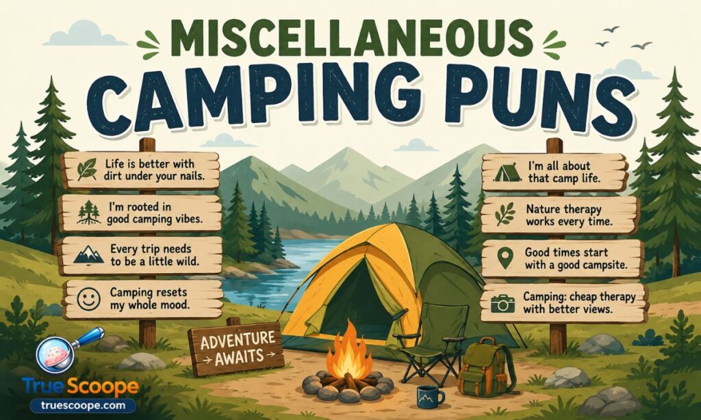 Miscellaneous Camping Puns