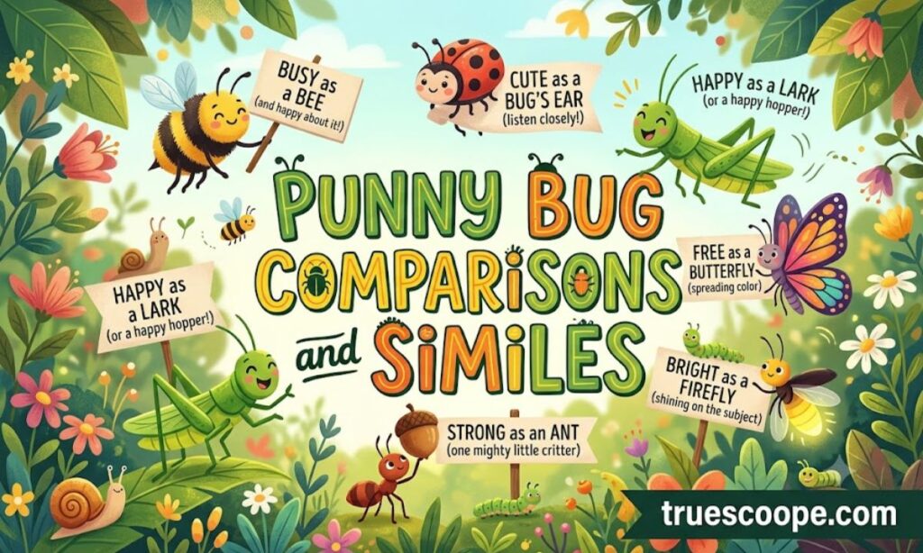 Punny Bug Comparisons and Similes