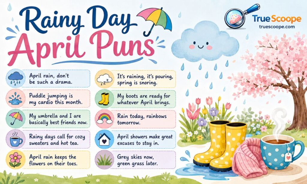 Rainy Day April Puns ☔