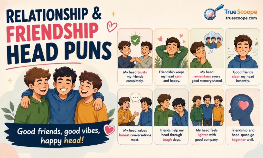Relationship & Friendship Head Puns 🧍