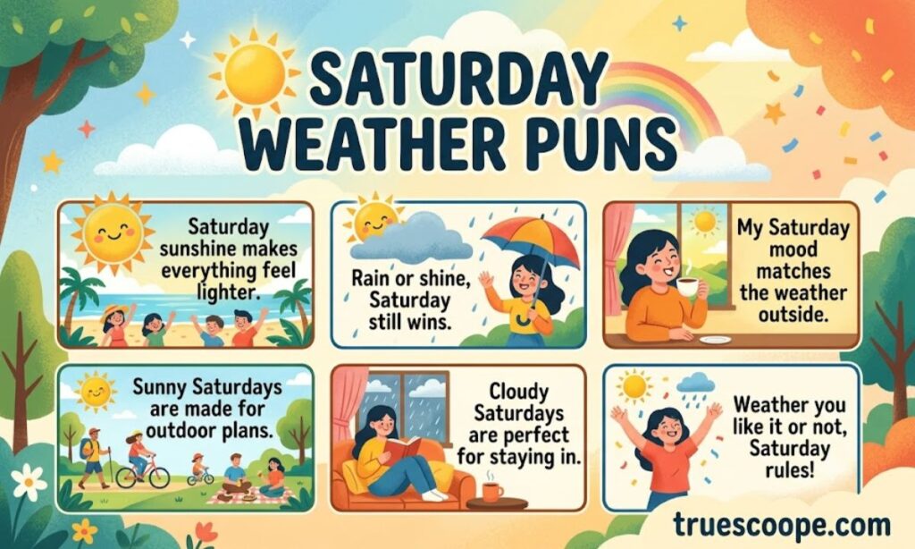 Saturday Weather Puns ☀️