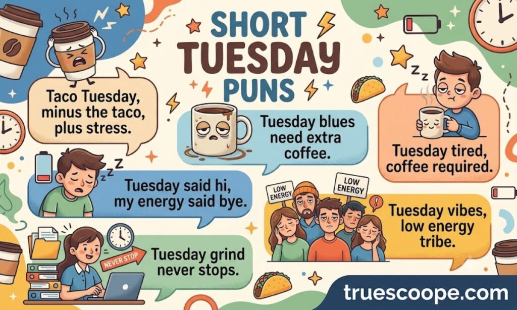 Short Tuesday Puns