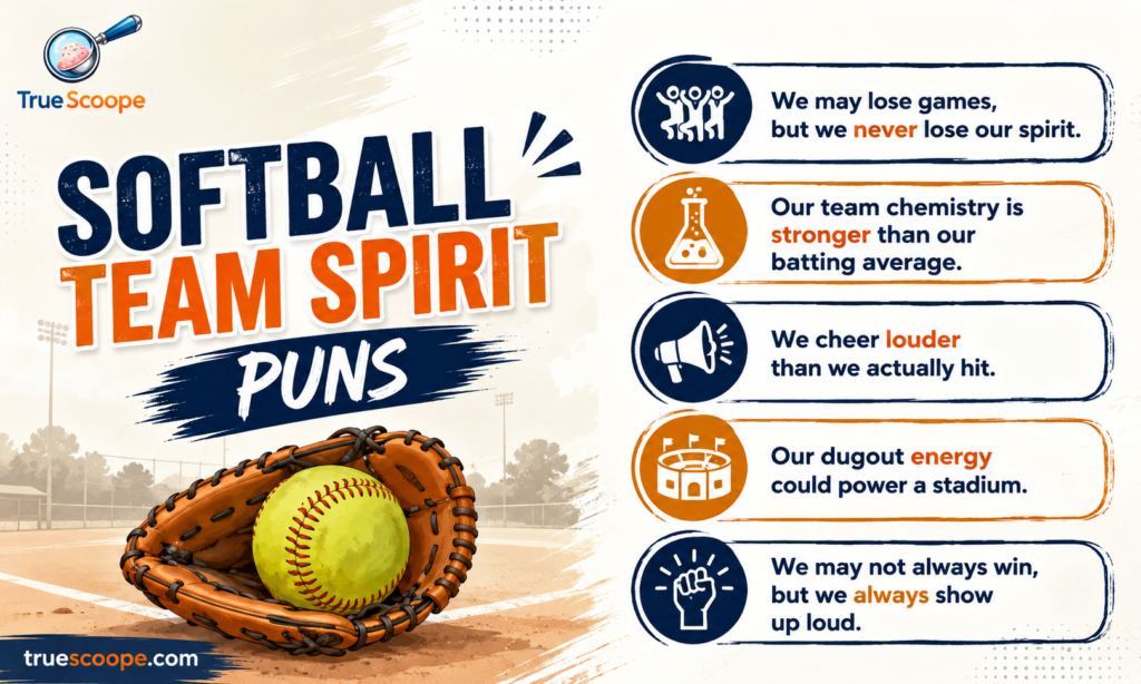 Softball Team Spirit Puns ⚾