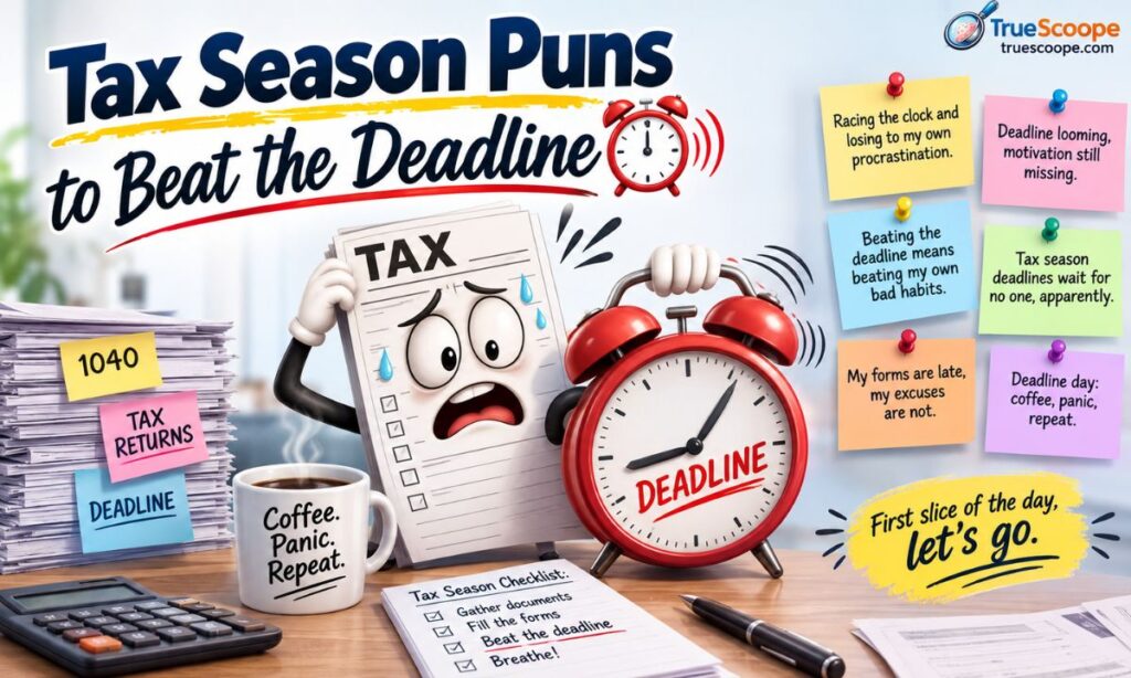 Tax Season Puns to Beat the Deadline ⏰