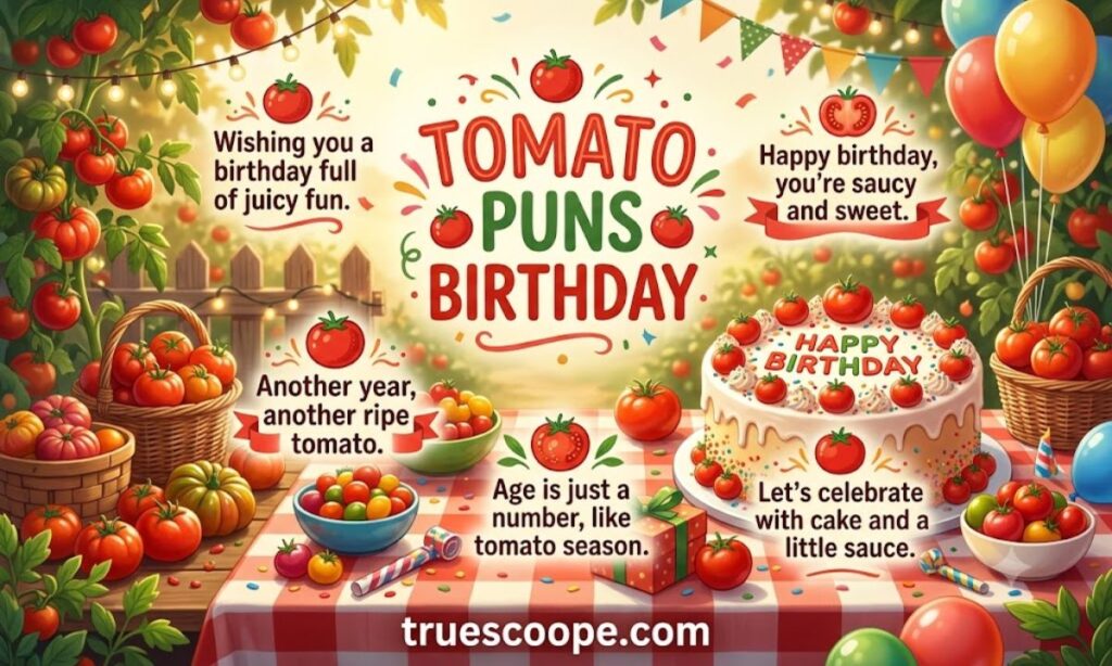 Tomato Puns Birthday