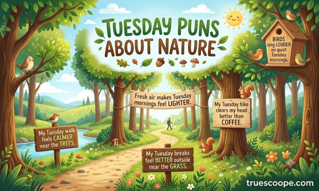Tuesday Puns About Nature