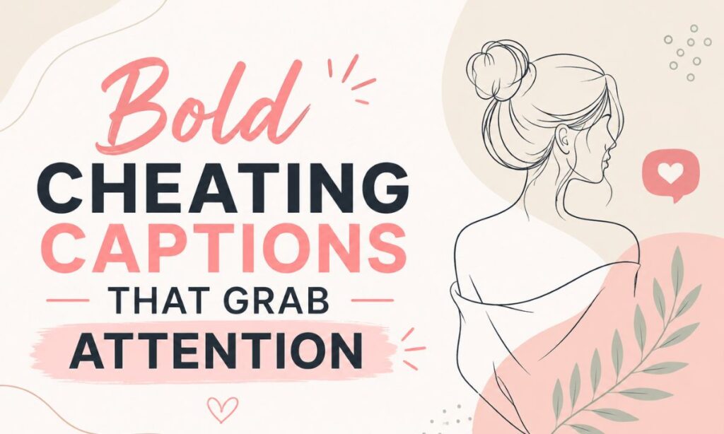 Bold Cheating Captions That Grab Attention