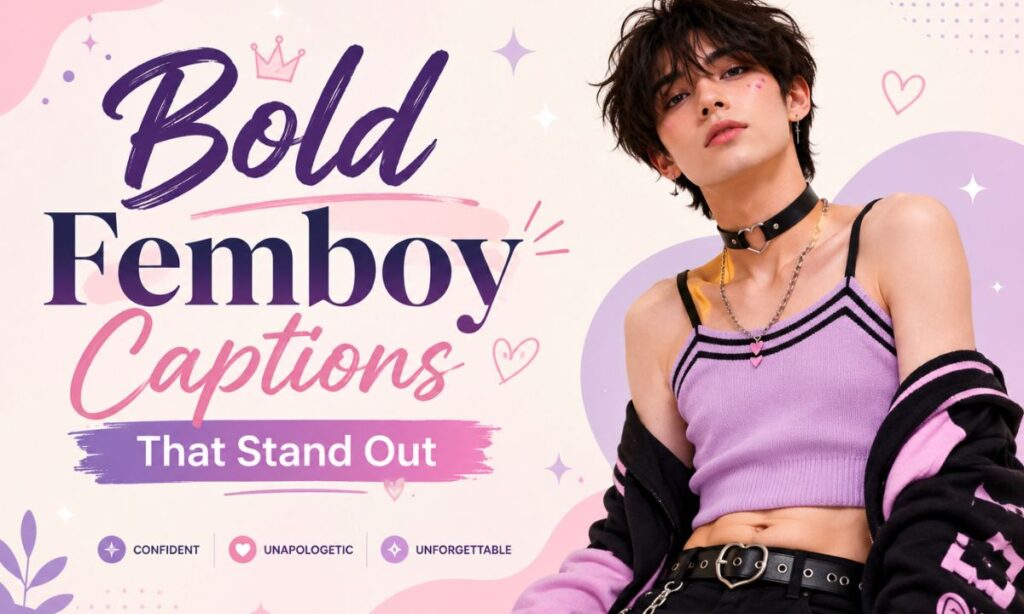 Bold Femboy Captions That Stand Out
