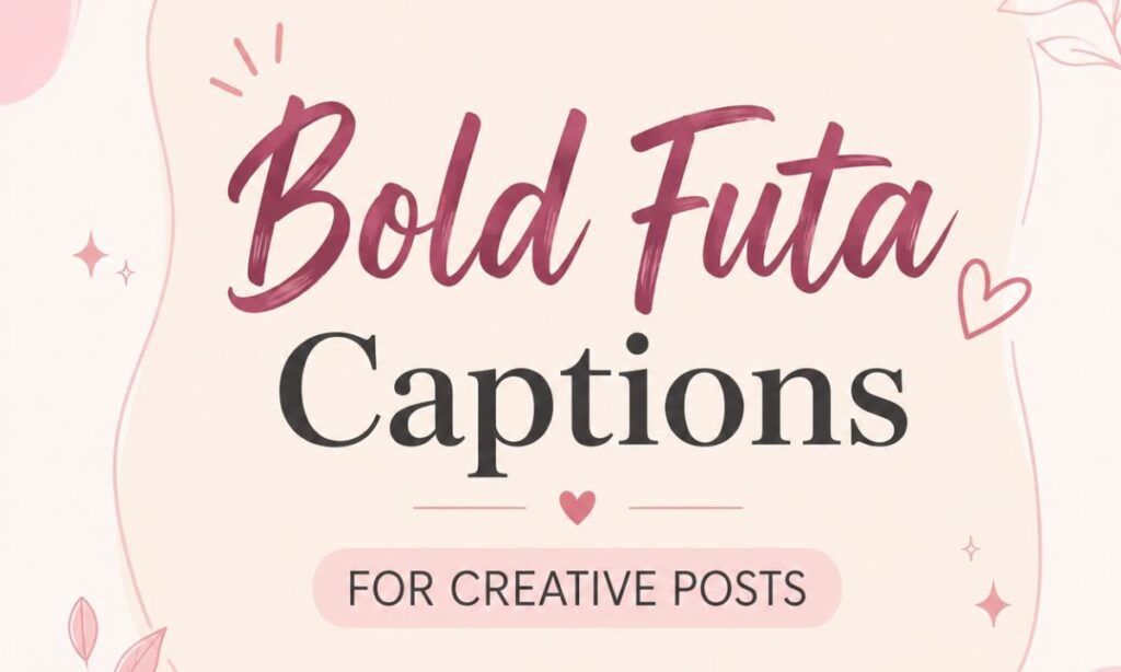 Bold Futa Captions for Creative Posts