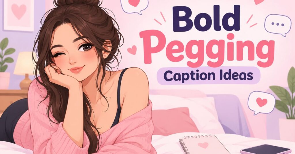 Bold Pegging Caption Ideas