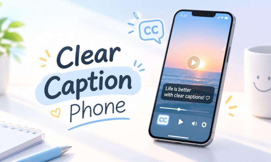 Clear Caption Phone