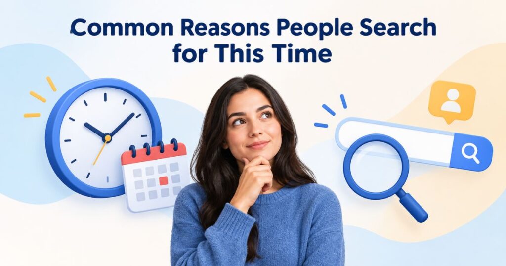 Common Reasons People Search for This Time